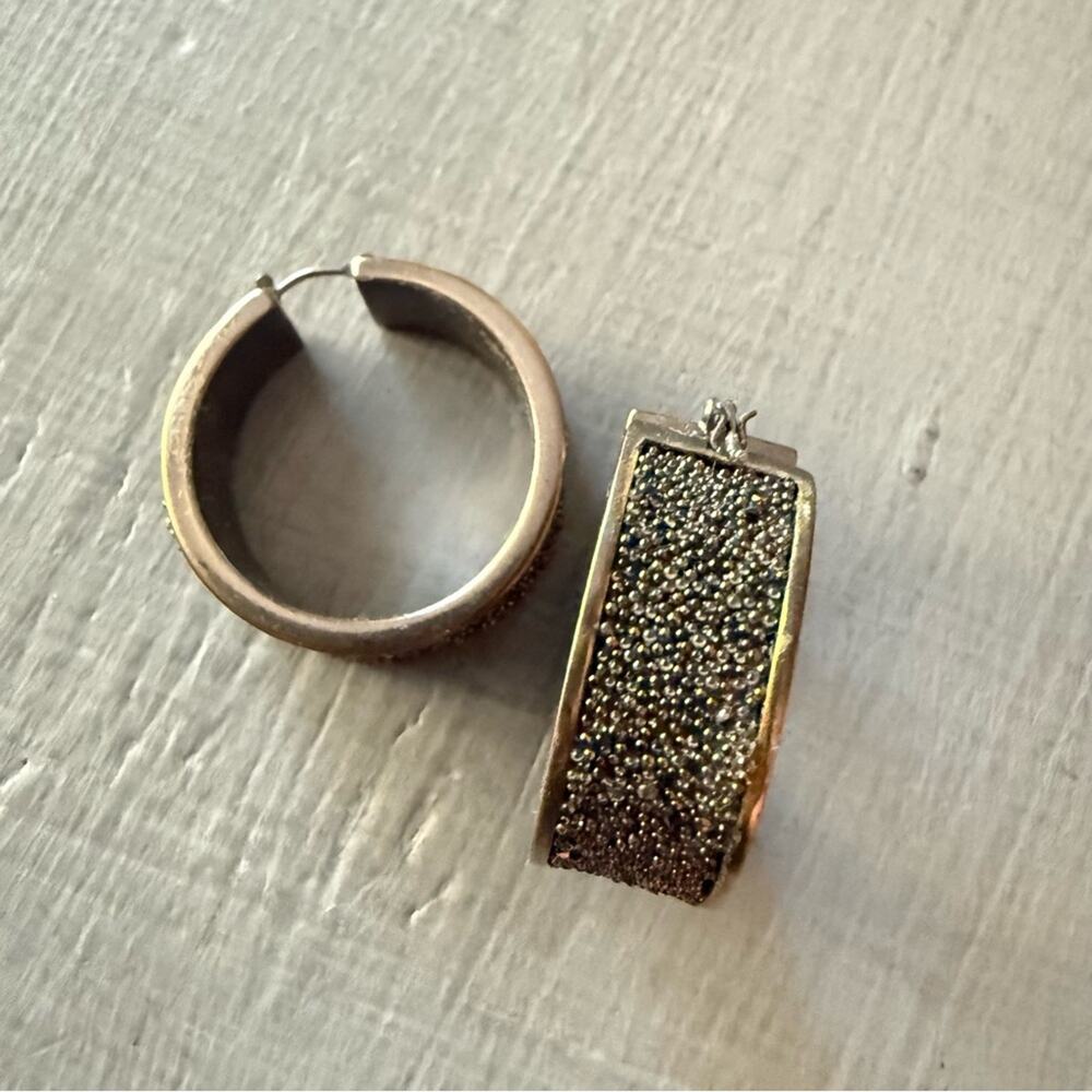 Touchstone Crystal Hoop Earrings